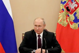 俄罗斯总统普京。图自越通社