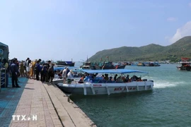 延长芽庄湾潜水船服务试点期限。图自vietnam+