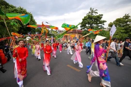 A street festival in Hue city, Thua Thien-Hue province. (Photo: The organising board of the Hue Festival)