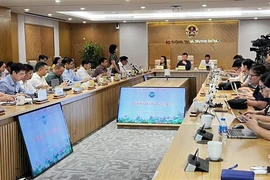 At the regular press briefing of the the Ministry of Information and Communications on May 13. (Photo: VNA)