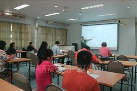 The first Vietnamese language course is opened at the centre for Vietnamese studies at the Udon Thani Rajabhat University in Udon Thani province, northeastern Thailand. (Photo: published by VNA)