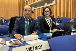 Vietnamese Ambassador to Austria and Slovenia Nguyen Trung Kien (left) (File Photo: VNA broadcasts)