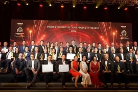 Winners of the 10th PropertyGuru Vietnam Property Awards in HCM City on November 15. (Photo: batdongsan.com.vn) 