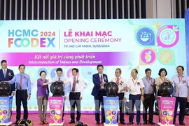 The opening ceremony of the Ho Chi Minh City International Exhibition of Food & Beverages 2024 (Photo: VNA)