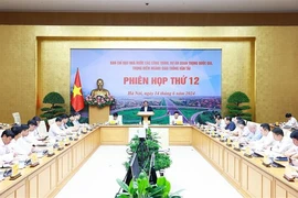 Prime Minister Pham Minh Chinh speaks at the 12th meeting of the State Steering Committee for National Key Transport Projects in Hanoi on June 14, (Photo: VNA)