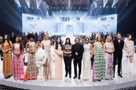 International celebrities at the Vietnam Beauty Fashion Fest (Photo: thanhnien.vn)