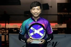 Vietnamese cueist Duong Quoc Hoang has won the Scottish Open Pool 9-ball Championship 2024 in Scotland, the UK. (Photo: znews.vn)