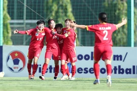 HCM City 1 players will present Vietnam at the AFC Women’s Champions League which will be held for the first time this year. (Photo courtesy of VFF) 