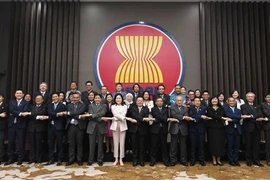 Participants posed for group photo at the ASEAN-China Future Relations Forum in Jakarta on June 19. (Photo: asean.org)