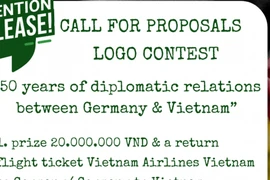 Concurso de diseño para el logo de relaciones Vietnam- Alemania. (Foto: thoidai.com.vn)