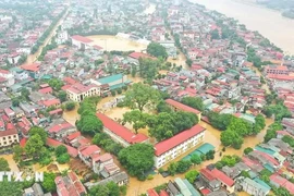 Inundaciones en Yen Bai. (Fuente: VNA)