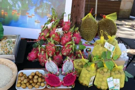 农产品市越南的优势出口商品。图自越通社