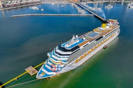 Italy’s five-star cruise ship Costa Serena. (Photo: baoquangninh.vn)