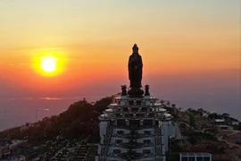 西宁省黑婆山是备受游客青睐的旅游景点。图自越通社