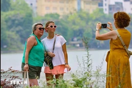 Hanoi to welcome about 14 million tourists in six months. (Photo: VNA)