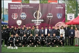 Football tournament for Vietnamese in Russia kicks off (Photo: VNA)
