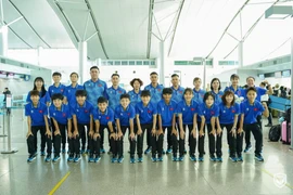 Vietnamese women’s futsal team head to Manila for regional championship (Phôt: VFF)