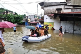 Inundaciones en Ha Giang (Fuente: VNA)