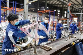 Producción de bicicletas en Vietnam (Fuente: VNA)