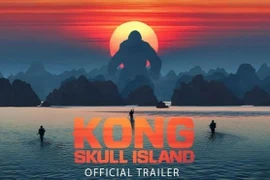 El póster de la película Kong: La isla calavera, filmada en la bahía de Ha Long en Vietnam (Fuente: internet)