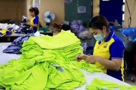 A textile and garment plant in HCM City (Photo: VNA) 