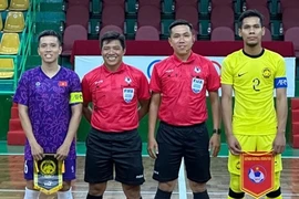 Referee Truong Quoc Dung will be working at the FIFA Futsal World Cup this September, his second time as an official at the tournament. (Photo: VNA)