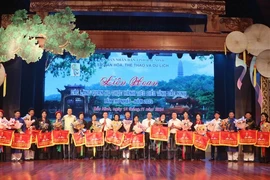 At the first-ever Quan ho village festival (Photo: VNA)