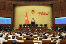 The National Assembly approves the Capital Law on June 28 (Photo: VNA) 