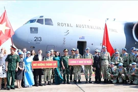 Send-off for field hospital, engineer unit to UN peacekeeping