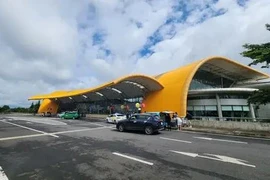 越南林同省莲姜机场成为国际航空港。图自越通社