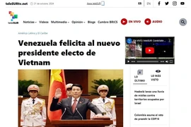 El presidente de Venezuela, Nicolás Maduro, envía felicitaciones al nuevo mandatario electo de la República Socialista de Vietnam, Luong Cuong. (Foto: captura de la pantalla)