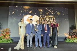 Церемония вручения 31-й премии World Travel Awards в Маниле, Филиппины, 3 сентября вечером. (Фото: ВИА)