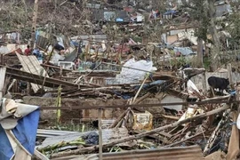 El ciclón Chido en el territorio francés de Mayotte causó graves pérdidas humanas y materiales (Fuente: VNA)