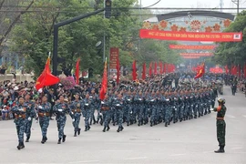 Répétition générale de la célébration des 70 ans de la victoire de Diên Biên Phu