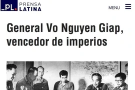 Article de la Prensa Latina, paru le 6 mai 2024. Photo: VNA