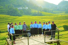 Le chant Soong Co des San Chi a été classé au patrimoine culturel immatériel national. Photo: baoquangninh.vn