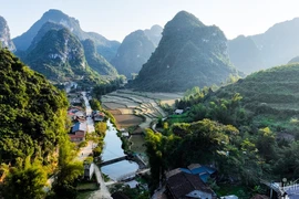 Vue aérienne du village de pierre de Khuoi Ky. Photo: Vietnamnet