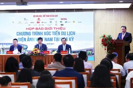 Selon le ministère de la Culture, des Sports et du Tourisme, c'est la première fois que le Vietnam organise un programme de promotion du tourisme vietnamien et du cinéma aux États-Unis. Photo: Comité organisateur