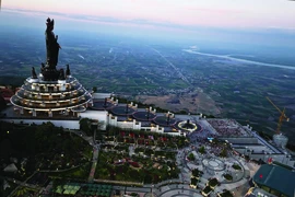 Le mont Bà Den est une destination prisée des touristes à Tây Ninh. Photo : VNA