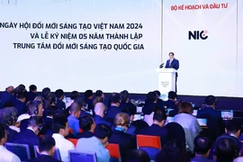 Le Premier ministre Pham Minh Chinh lors de l’événement, à Hanoi, le premier octobre. Photo : VNA