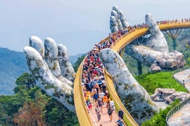 Le pont d'Or (Golden Bridge) à Dà Nang