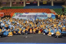 Le Vietnam remporte la première place aux Championnats de karaté d'Asie du Sud-Est 2024