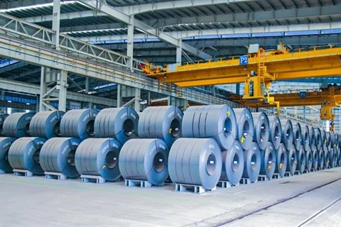 A factory of Hoa Phat Group (HPG). Early financial indications from steel companies in Q1 show improved business results after a volatile period. (Photo: HPG)