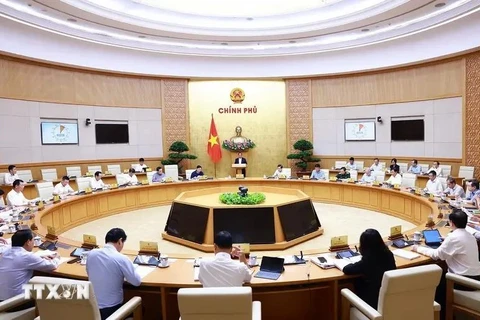 A view of the Government's law-building session on July 24. (Photo: VNA)