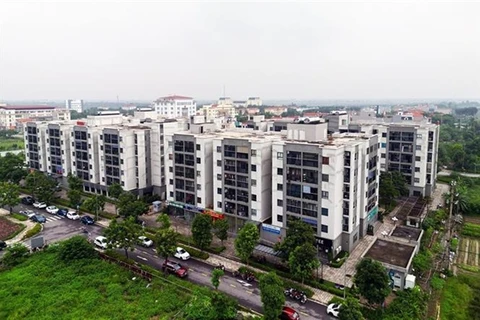 A social housing complex in Me Linh district of Hanoi. (Photo: VNA)