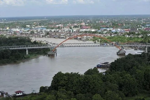 Part of Central Kalimantan province on Borneo Island, where the new capital of Indonesia is being built. (Photo: AFP/VNA)