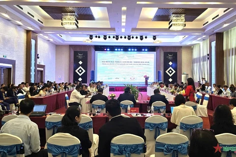 The India-Khanh Hoa tourism promotion conference held in Nha Trang city on August 28 (Photo: qdnd.vn)