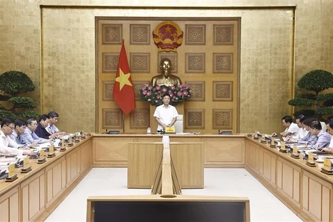 Deputy PM Le Thanh Long speaks at the first meeting of the National Council for Sustainable Development on September 25. (Photo: VNA)