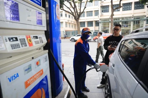 A gas station of Petrolimex in Hanoi (Photo: VNA)