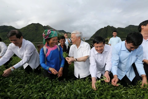 Contributions importantes du SG Nguyen Phu Trong au développement économique, au progrès et à la justice sociale